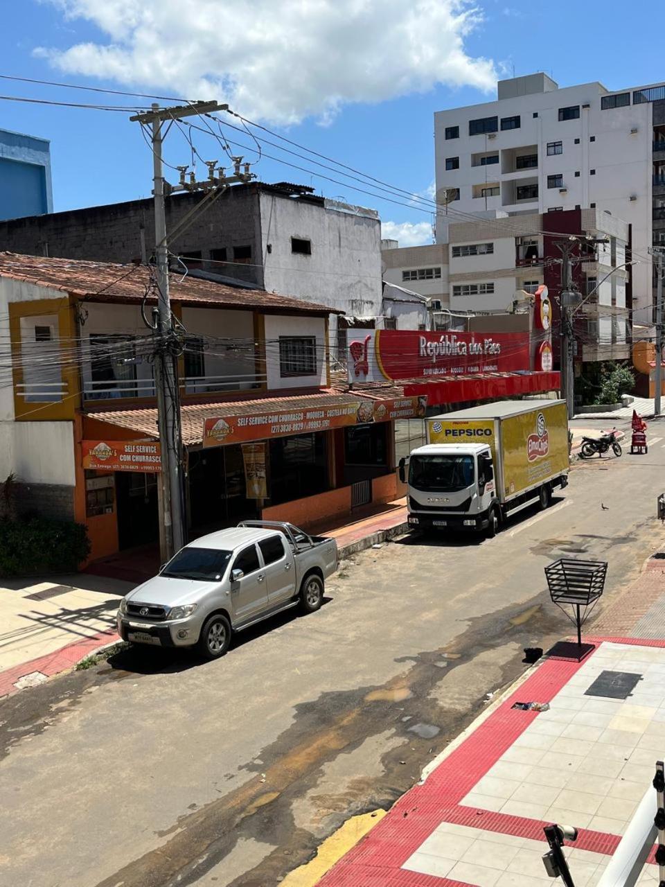 Apartamento Na Praia Do Morro グアラパリー エクステリア 写真