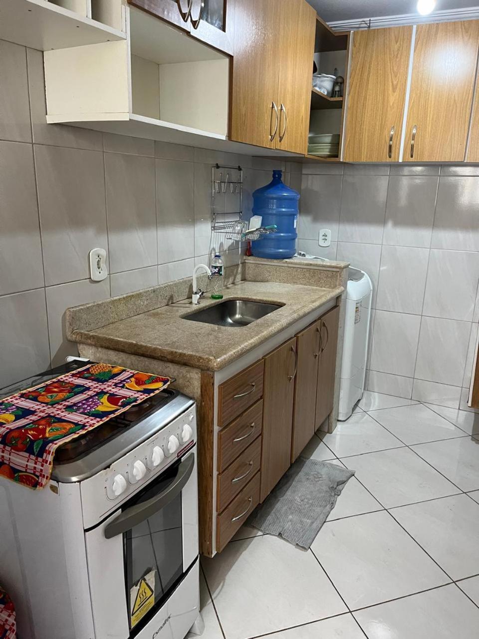 Apartamento Na Praia Do Morro グアラパリー エクステリア 写真