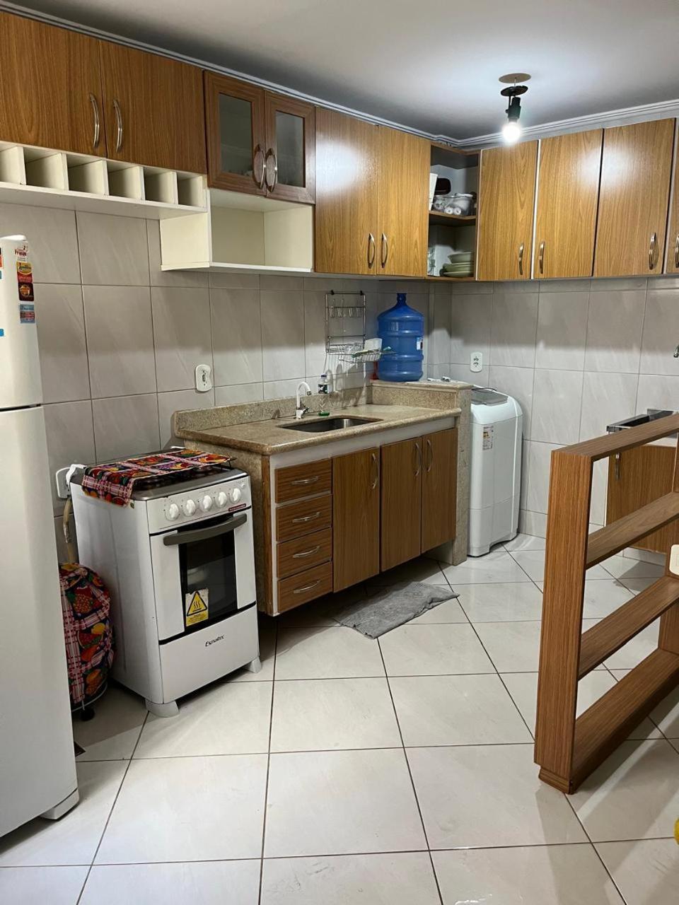 Apartamento Na Praia Do Morro グアラパリー エクステリア 写真